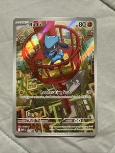 Riolu 010 Me: Mega Evolution Promo Holo Illustration Rare Holo Black Star - Picture 1 of 3