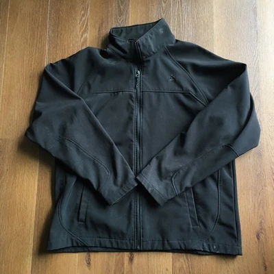 Snozu Softshell Jacket Mens Large Black Stretch O Rama Full Zip Fleece Lining - Image 1 of 4