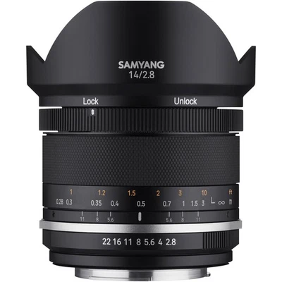 LK Samyang Obiettivo 14mm f/2.8 MF WS II per Canon con Apertura F/2.8 - Immagine 1 di 4