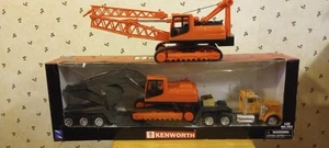 New Ray 11293 1:32 Kenworth W900 Big Rig with Crane New & With Extra Used Crane - Picture 1 of 12
