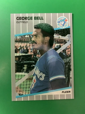 1989 Fleer Glossy George Bell Toronto Blue Jays #226 - Image 1 of 2