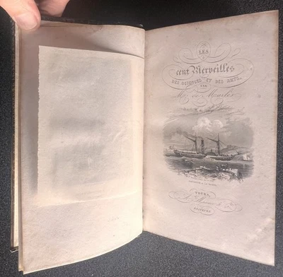 Ancien livre Les 100 merveilles sciences arts  - M. de Marlès - Mame - 1860/70 - Photo 1/4