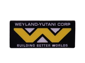WEYLAND-YUTANI CORP FROM ALIENS ENAMEL PIN - FREE AU POST - AU STOCK - Picture 1 of 3