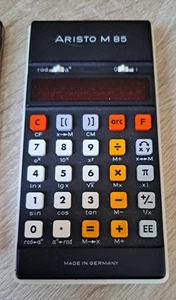 Vintage ARISTO M85 Scientific Calculator with Original Box - Made in Germany... - Afbeelding 1 van 5