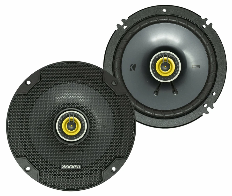 Kicker CSC654, CS Series 6.5" 2 Way Coaxial Car Speakers  (46CSC654) - Image 1 of 4
