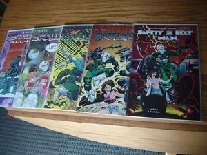 SAFETY BELT MAN 1 2 3 4 All Hell Robb & DARK ONE (Animal Mystic) 1994 SEXY VF/NM - Picture 1 of 3