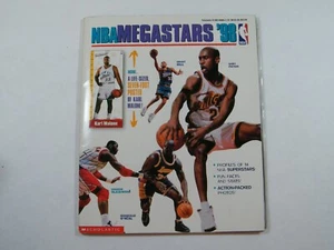 NBA MEGASTARS 1998 WITH UNOPENED KARL MALONE POSTER - Picture 1 of 8
