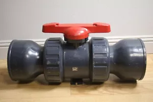 Duo Bloc 21 ASAHI AV 4" Ball Valve FKM PVC - 2x 4" to 6" adapters 150-6 - Picture 1 of 11