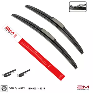 Front HYBRID Windshield Wiper Blade For BMW X5 2000-2006 22" 24" Set - Foto 1 di 4