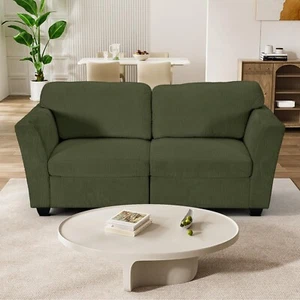 75.59" Modular Sectional Sofa Couch for Living Room, Corduroy Modular 2 Seater - Picture 1 of 9