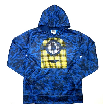 Sudadera con Capucha Despicable Me Minions Azul Amarillo Poli Polar PO Talla XXL (18)  Foto 1 de 4
