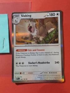 2023 Pokemon Scarlet and Violet Paldea Evolved #162 Slaking, R, Holo, cd1 - Picture 1 of 2