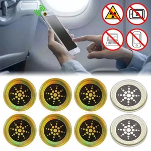 Gold/Siver EMF Protector Quantum Shield Anti Radiation Protection Sticker - Photo 1 sur 14