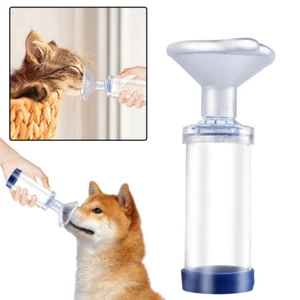 Free-Space Cat Dog Inhaler Spacer Feline Cannie Aerosol Chamber Breathe Comfort - Picture 1 of 10