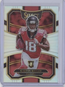 CALVIN RIDLEY 2017 PANINI SELECT #312 2018 ROOKIE XRC SILVER PRIZM FALCONS RC