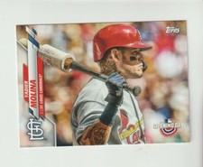 2020 Topps Opening Day #130 Yadier Molina card, St. Louis Cardinals