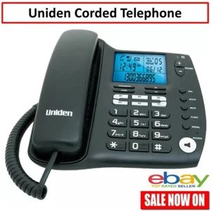 Uniden Corded Telephone LCD Screen Caller ID Handsfree Speakerphone Office NEW - Picture 1 of 8