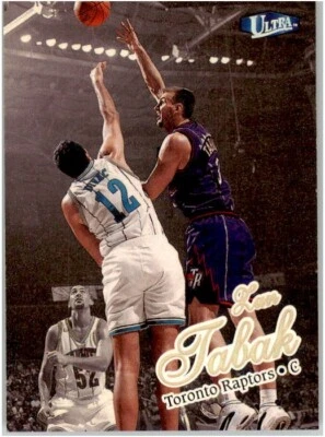 1997-98 Fleer Ultra Basketball Gold Medallion #247G Zan Tabak RAPTORS - Image 1 of 2