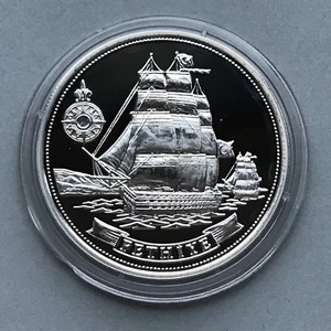 TURKEY Silver 4.000.000 Lira 1999 FETHIYE SHIP Proof - Picture 1 of 2