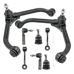 8Pcs Front Upper Control Arms Lower Ball Joint Tierod for 2005-2007 Jeep Liberty - Picture 1 of 12