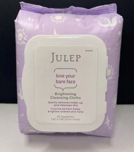 Julep Love Your Bare Face Brightening Cleansing Cloths 30 Towelettes Wipes - Picture 1 of 1