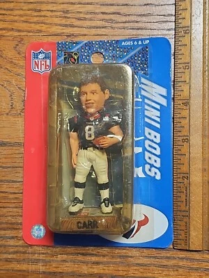 Tarjeta sellada de colección NFL David Carr Mini-Bobs Texas #8 Foto 1 de 4