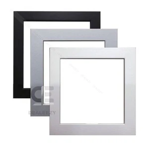 Modern Style Square Picture Photo Frames Black White Silver - Picture 1 of 2