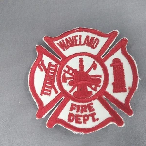 Waveland Fire Dept MS Mississippi 3 3/4" Patch - Picture 1 of 2
