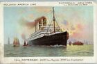 TSS ROTTERDAM - HOLLAND AMERICA LINE STEAMSHIP, SOLDIERS MAIL STAMP CANCEL 