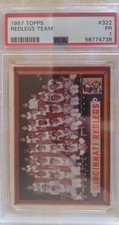 1957 Topps Baseball Cincinnati Redlegs Team #322 