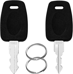 2Pcs Universal Master Keys TSA002 TSA007 w/ Key Ring for Luggage Suitcase Locks - Picture 1 of 6