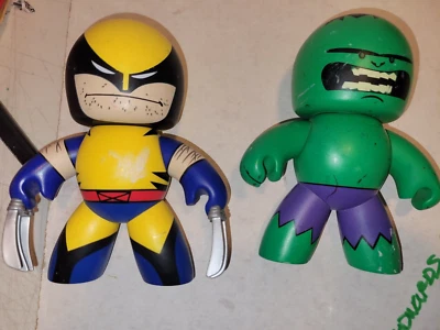 wolverine vs hulk mighty muggs LOT of 2 - Image 1 of 4