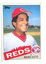 1985 TOPPS MARIO SOTO OVERSIZED 5X7 CARD CINCINNATI REDS #21