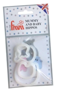 FMM MUMMY AND BABY HIPPO CUTTER SET OF 2 - Picture 1 of 3