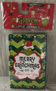 Dr Seuss The Grinch Little Journals Set de 2 NUEVO Let it Snow Stole Navidad - Imagen 1 de 2
