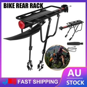 Bike Rear Rack Seat Luggage Carrier Aluminum MTB Bicycle Mountain Mount Pannier - Picture 1 of 6