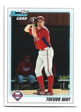 2010 Bowman Prospects #BP36 Trevor May Philadelphia Phillies Baseball Card