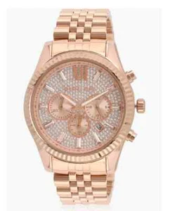 MICHAEL KORS LEXINGTON WOMENS WATCH MK8580 ROSE GOLD - WARRANTY - RRP 279.00 - Picture 1 of 2