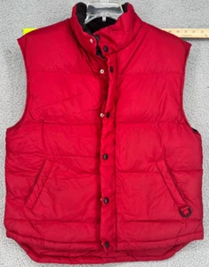VTG Outdoor Exchange Men's Red Puffer Zip-Up Vest Size Medium - Picture 1 of 13