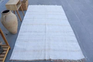 Vintage Rug, Kilim, Bedroom Rug, Turkish Rug, Oushak Rug, 4.8x8.3 ft Area Rug - Picture 1 of 6