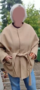 Jacke, Kimono, damen xxl/Euro 50 kragenlos, camelfarben - Bild 1 von 12