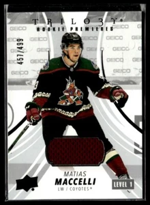 2022-23 Upper Deck Trilogy Matias Maccelli Rookie 457/499 #112 - Picture 1 of 2
