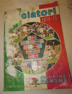 CALCIATORI 1974-75 - ALBUM FIGURINE PANINI - 1974 / 1975 - DA RECUPERO - Immagine 1 di 4