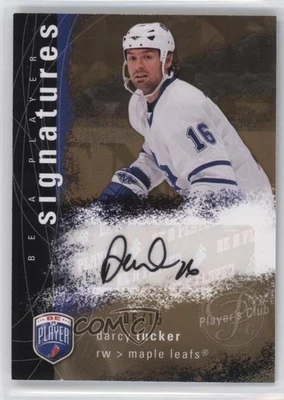2007 Upper Deck Be a Player Signatures Player's Club /15 Darcy Tucker #S-DT Auto - Image 1 of 2