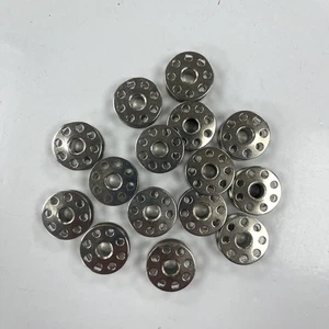 15 X Metal Bobbins - Sewing Machine Metal Spool UNIVERSAL Fits Most Brands - Picture 1 of 3