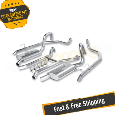 Borla 140360 Touring Catback Exhaust for 2003-2011 Ford Crown Victoria 4.6L V8 - Imagem 1 de 4