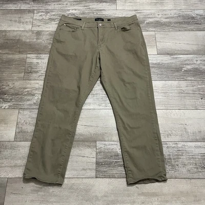 Lucky Brand 410 Athletic Slim Mens Jeans 40x30 Tan Stretch Denim Cotton Blend - Image 1 of 4