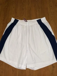 Boast Herren Kordelzug Badeshorts weiß Marihuana bestickt Medium 90er Vintage - Bild 1 von 5