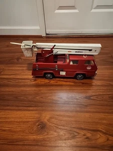 Camion dei pompieri vintage anni 70 Tonka acciaio pressato snorkle - Foto 1 di 5