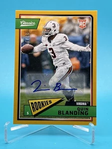 2018 Classics Significant Signatures Gold /49 Quin Blanding #264 Rookie Auto RC - Picture 1 of 2